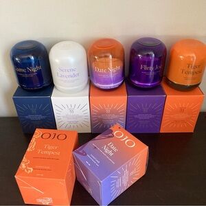 OJO Luxury Candle Bundle (Set of 4) - Date Night, Flirty Joe, Lavender - NIB